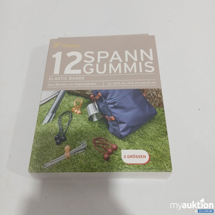 Artikel Nr. 882951: Tchibo 12 Spanngummis 3 Größen 