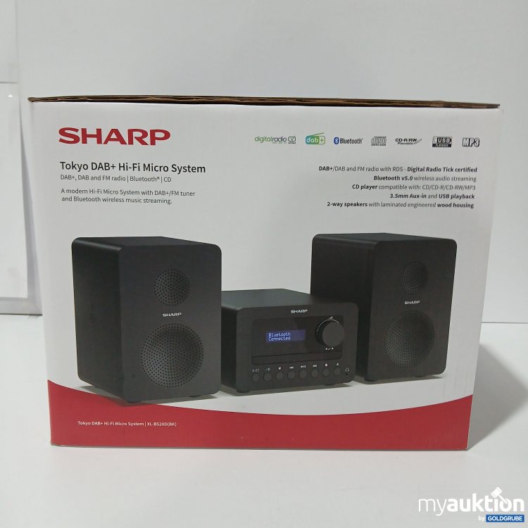 Artikel Nr. 904951: Shampoo Tokyo Dab+ Hi-Fi Micro System XL-B520D (BK)