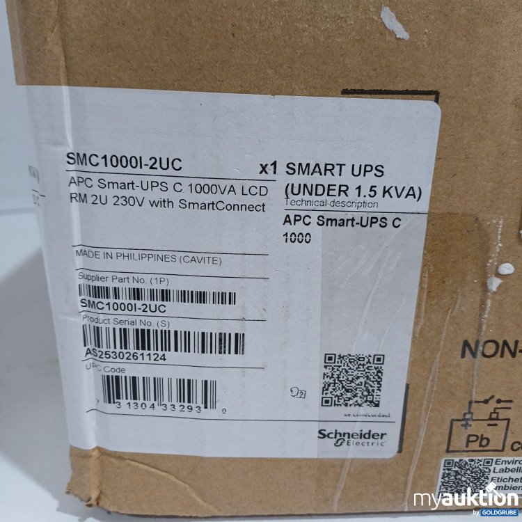Artikel Nr. 960951: APC Smart-USP C 1000VA LCD RM 2U 230V SmartConnect 