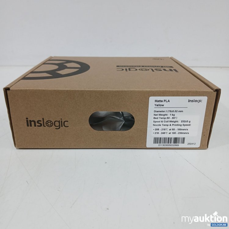 Artikel Nr. 896952: Inslogic Matte PLA Yellow 1kg 
