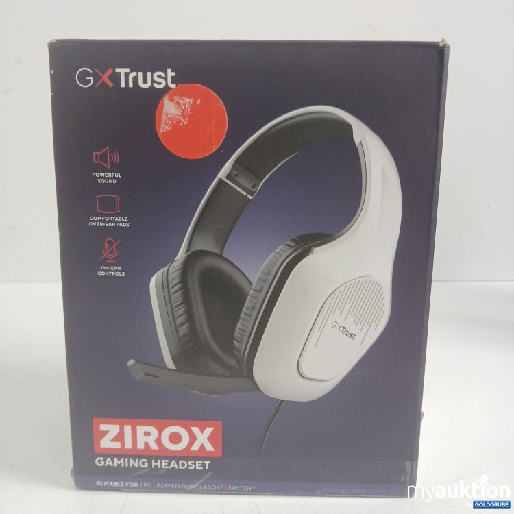 Artikel Nr. 444953 Artikel Nr. 444953: Trust GXT 415 Ziron Gaming-Headset weiß