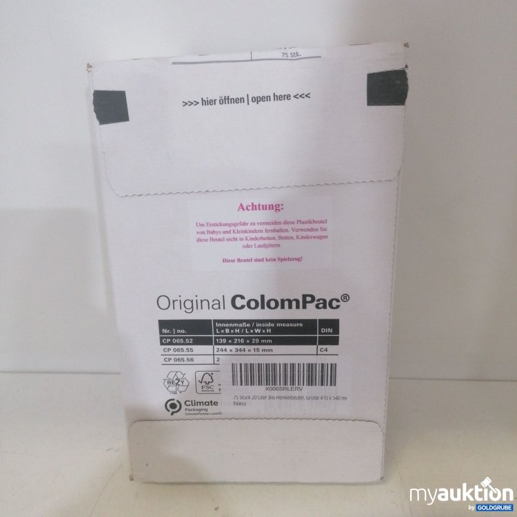 Artikel Nr. 676953: Original ColomPac 75Stk 20L Bio-Henkelbeutel 