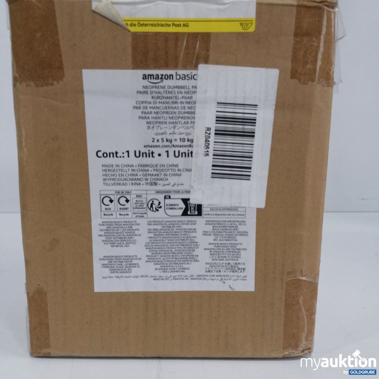 Artikel Nr. 825953: Amazon Basics Kurzhantel Paar 2x5Kg
