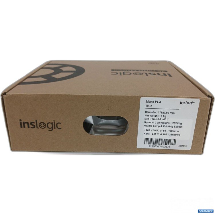 Artikel Nr. 896953: Inslogic Matte PLA Blue  1kg 