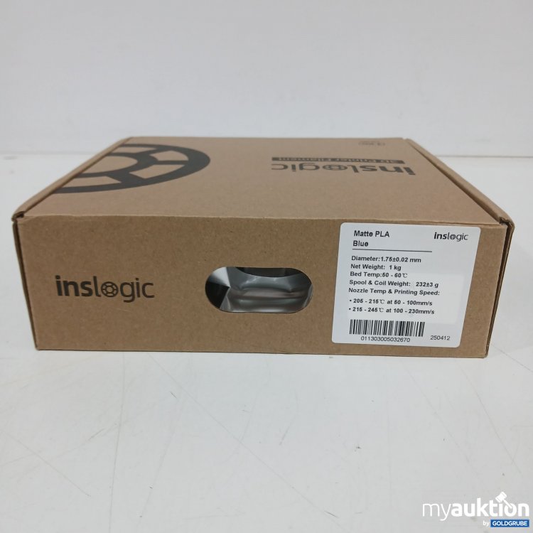 Artikel Nr. 896953: Inslogic Matte PLA Blue  1kg 