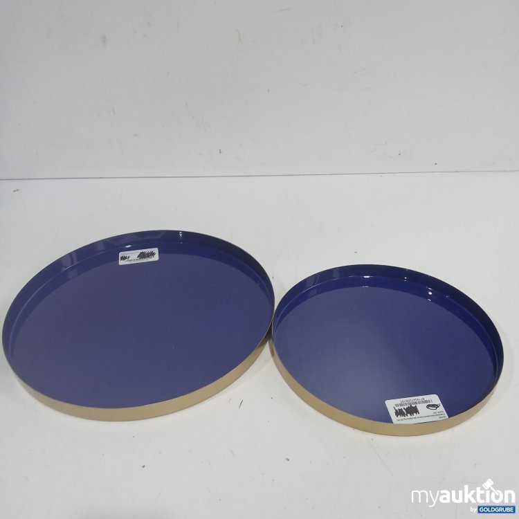 Artikel Nr. 928953: Dk Tablett Set blau 1x33cm 1x25cm 