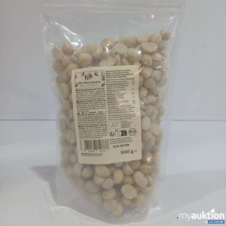 Artikel Nr. 969953 Artikel Nr. 969953: KoRo Bio Macadamia ganze & halbe Kerne 500g