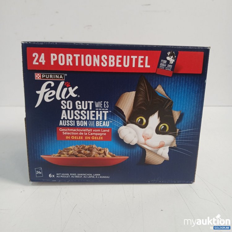 Artikel Nr. 463954: Purina 24 Portionsbeutel Felix Katzenfutter in Gelee