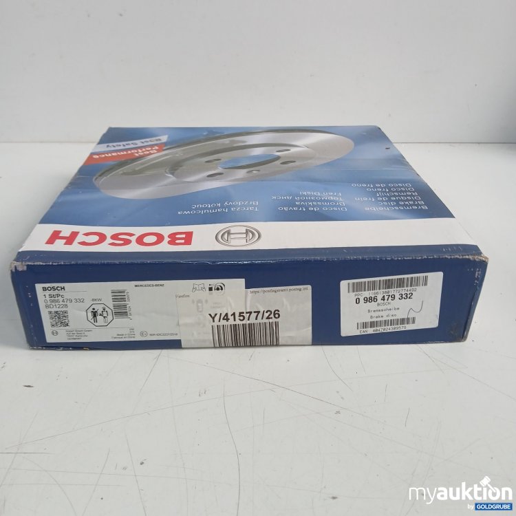 Artikel Nr. 466954 Artikel Nr. 466954: Bosch Bremsscheibe 0 986 479 332