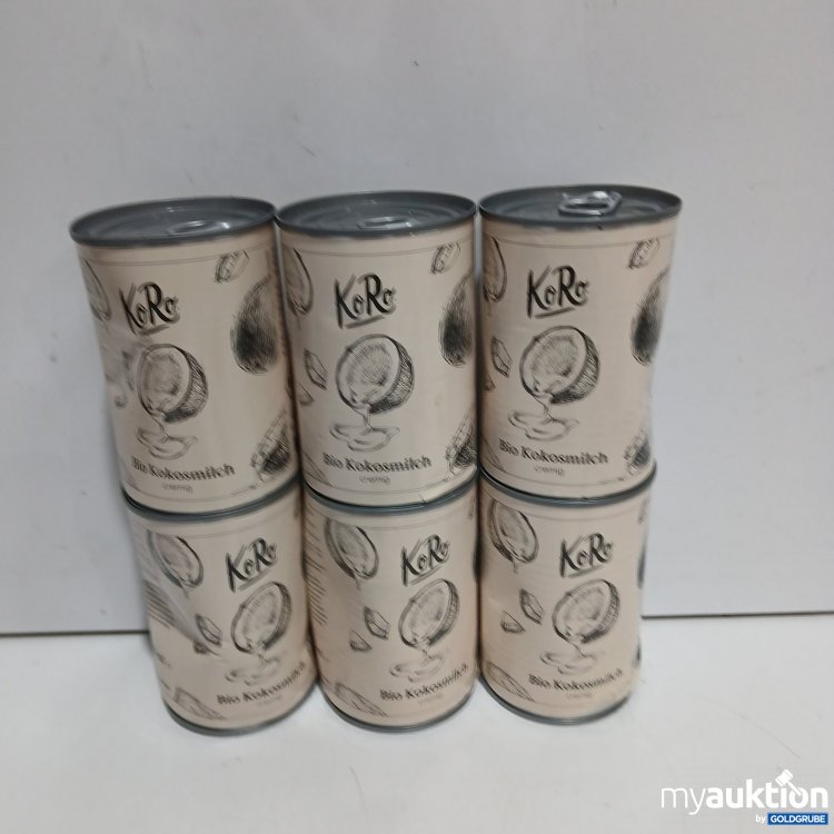 Artikel Nr. 478954: 6x400ml KoRo Bio Kokosmilch cremig