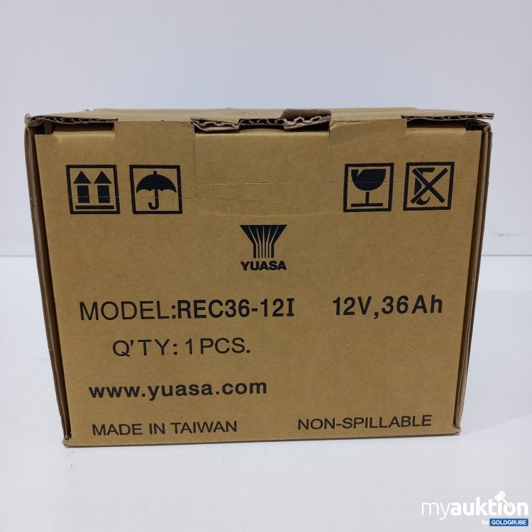 Artikel Nr. 814954 Artikel Nr. 814954: Yuasa Blei Akku REC36-12, 12V, 36Ah