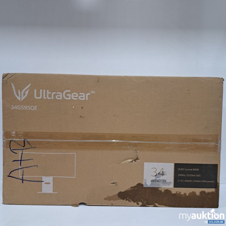 Artikel Nr. 816954 Artikel Nr. 816954: Ultra Gear 34GS95QE OLED Curved 800R, 34"/86cm, 240 Hz