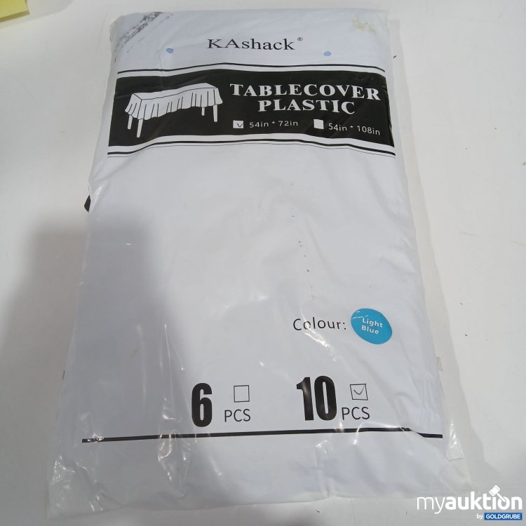Artikel Nr. 881954 Artikel Nr. 881954: KAshack Tablecover Plastic 10Stk 54inx72in