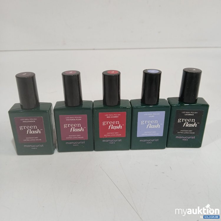 Artikel Nr. 885954: Mancurist Green Flash LED Nail Polish 5x15ml 