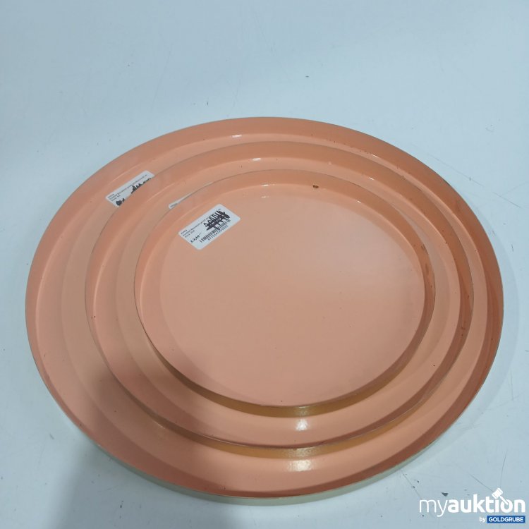 Artikel Nr. 928954: Dk Tablett Set rosa 1x26cm 1x33cm 1x40cm 