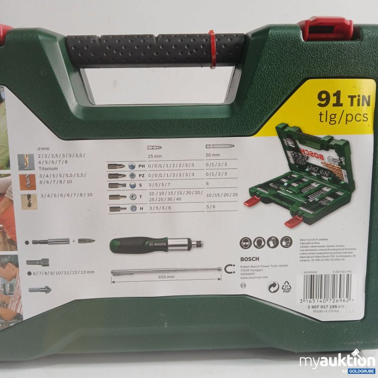 Artikel Nr. 956954: Bosch 91tlg. Werkzeug Koffer 2607017195 