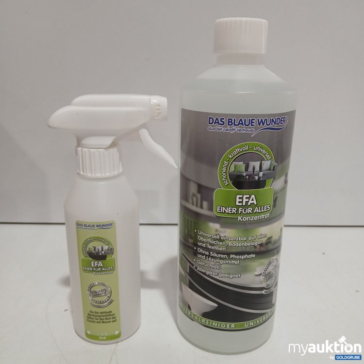 Artikel Nr. 957954: Das Blaue Wunder EFA Universalreiniger 1000ml mit Sprühflasche leer 
