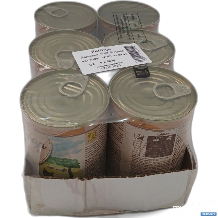 Artikel Nr. 958954: Feringa Hähnchen, Pute, Schwein 6x400g