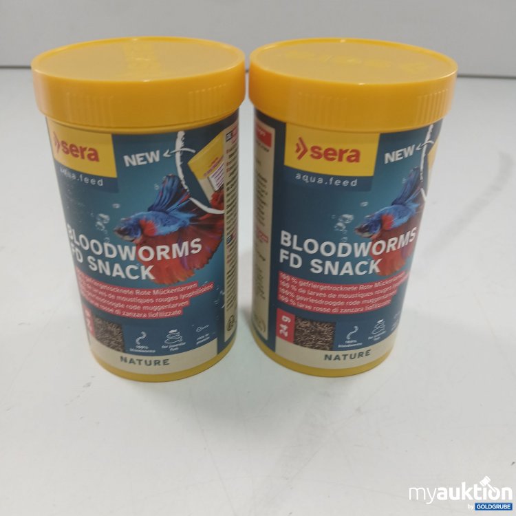 Artikel Nr. 980954: Sera Bloodworms FD Snack Nature 2x24g 