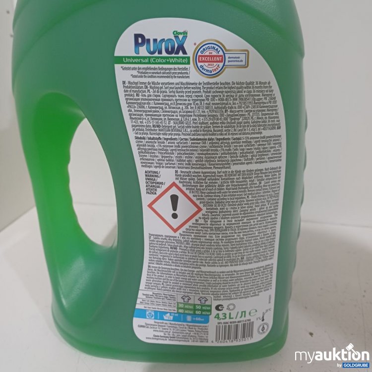 Artikel Nr. 987954: Purox Waschmittel Gel 5in1 Universal 4,3L