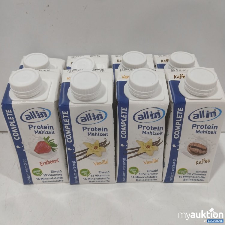 Artikel Nr. 471955 Artikel Nr. 471955: all in Protein Mahlzeit diverse Sorten 8 x 200 ml