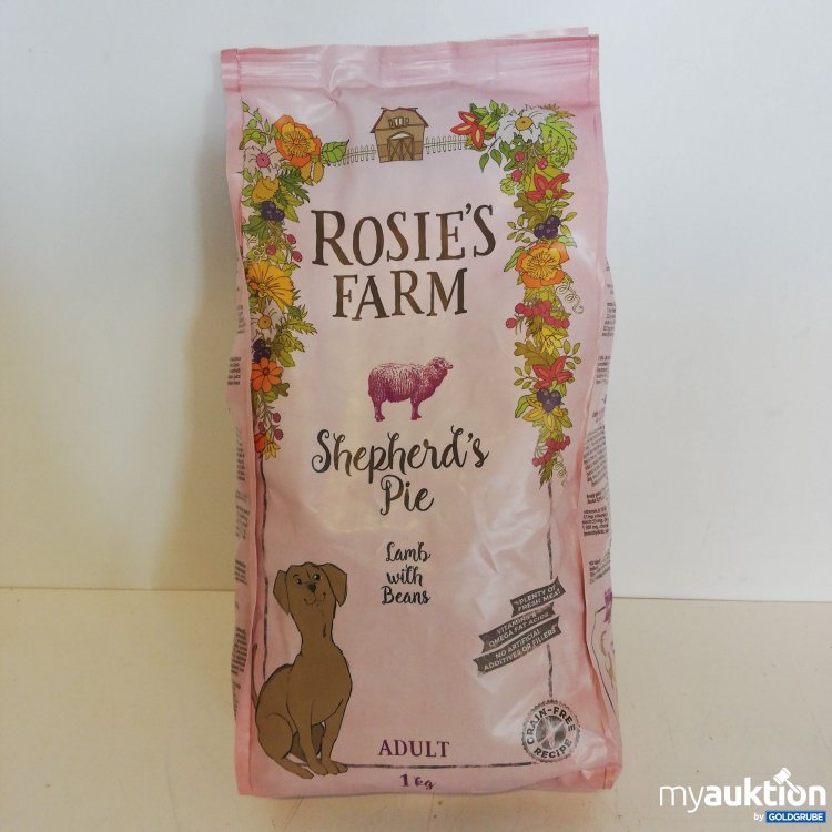Artikel Nr. 656955 Artikel Nr. 656955: ROSIE'S FARM Hundefutter 1kg für ausgewachsene Hunde mit Lamm, Süßkartoffeln und Bohnen
