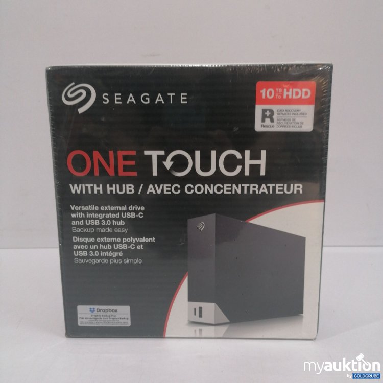 Artikel Nr. 855955 Artikel Nr. 855955: Seagate One Touch with HUB/AVEC Concenttrateur 10TB