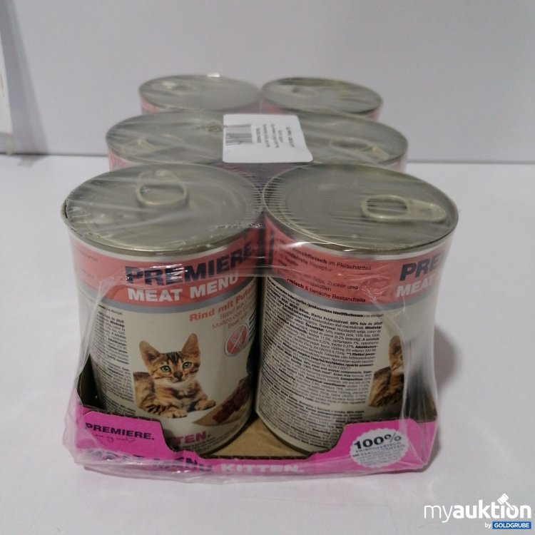 Artikel Nr. 897955: Premiere Kitten Rind mit Putenherzen 6x400g