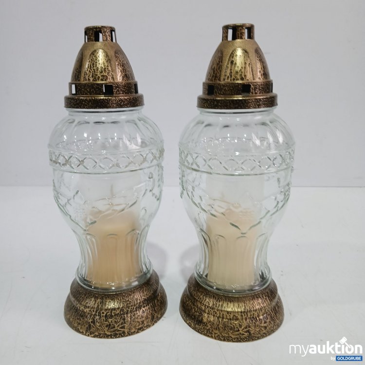 Artikel Nr. 902955 Artikel Nr. 902955: Grabkerze 2x aus Glas