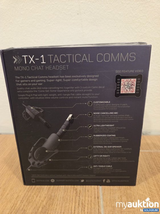 Artikel Nr. 926955 Artikel Nr. 926955: Mono Chat Headset Xbox One/ PS4