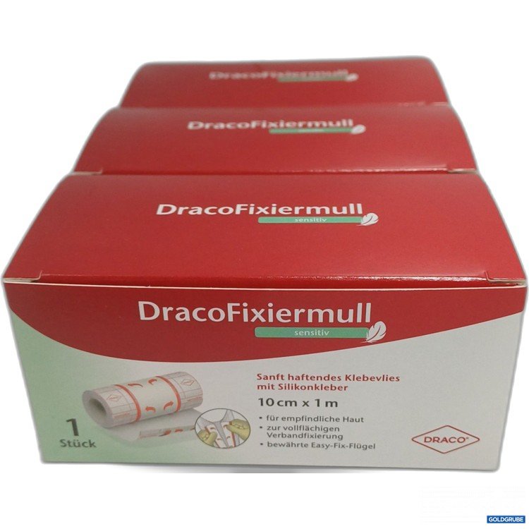 Artikel Nr. 446956 Artikel Nr. 446956: Draco Fixiermull Sensitiv 10x100cm, 3Stk