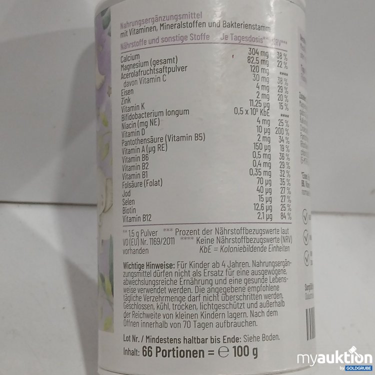 Artikel Nr. 471956 Artikel Nr. 471956: NATURTREU Zaubertrank Immun-Komplex für Kinder ab 4 Jahren Pulver 100 g = 66 Portionen