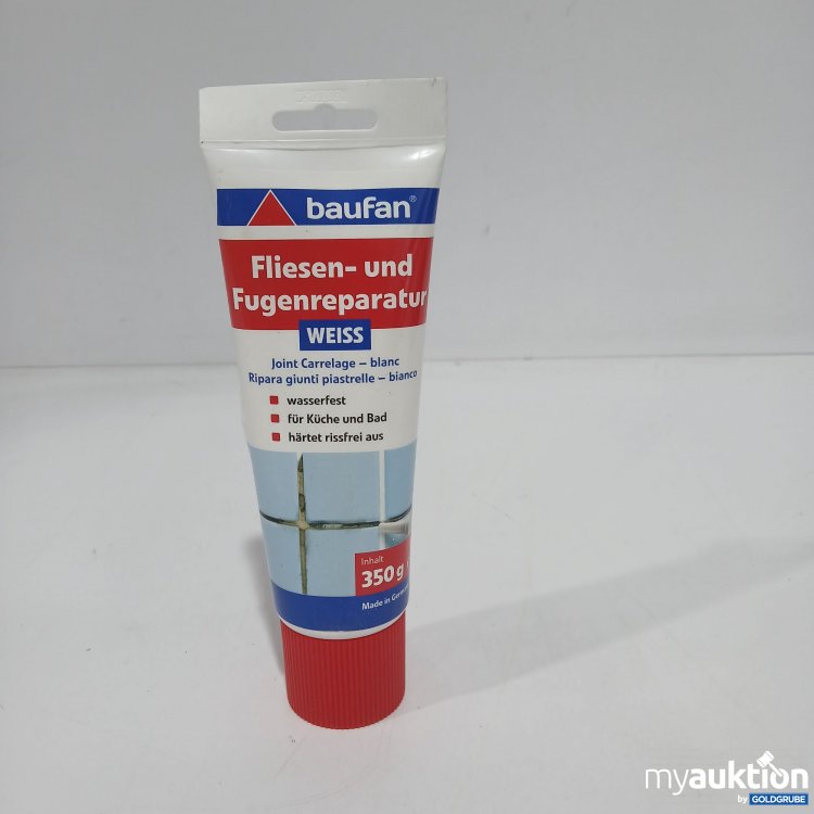 Artikel Nr. 802956 Artikel Nr. 802956: Baufan Fliesen und Fugenreperatur weiß 350g