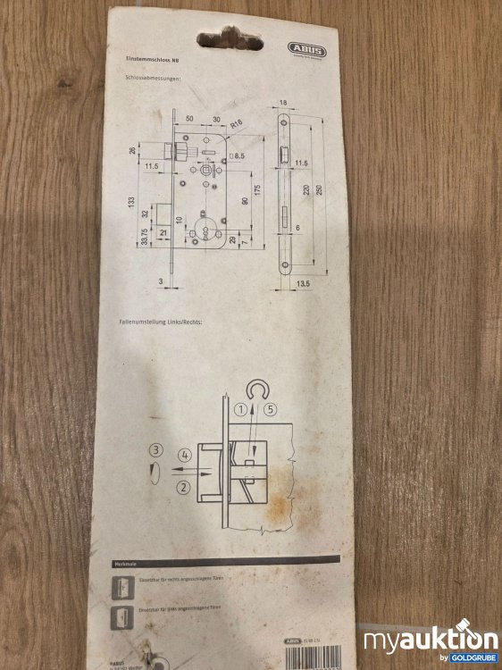 Artikel Nr. 926956: Einstemmschloss 