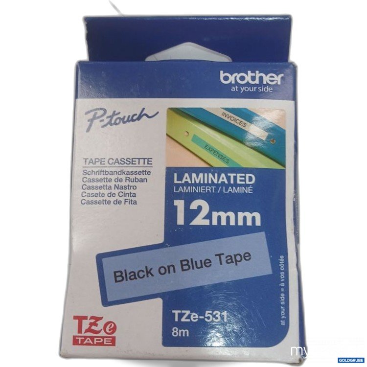 Artikel Nr. 929956: Brother P-touch TZe-531 Laminierte Schriftbandkassette 12mm 8m