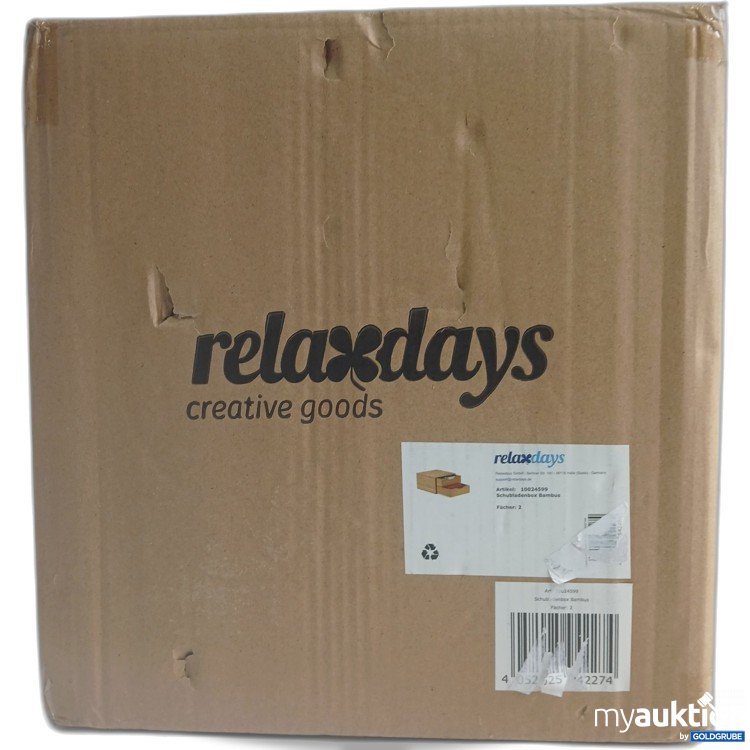Artikel Nr. 956956: Relaxdays Schubladenbox Bambus 10024599 