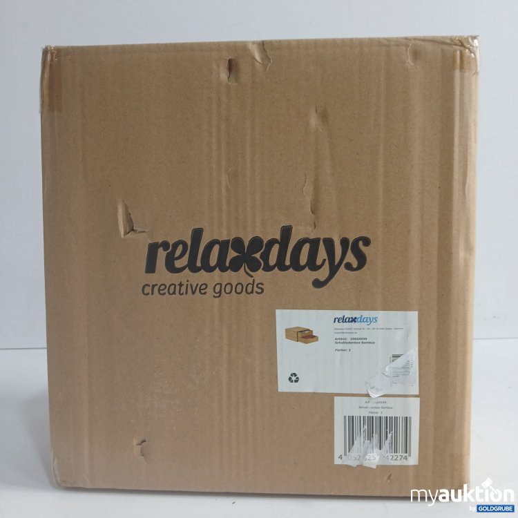 Artikel Nr. 956956: Relaxdays Schubladenbox Bambus 10024599 