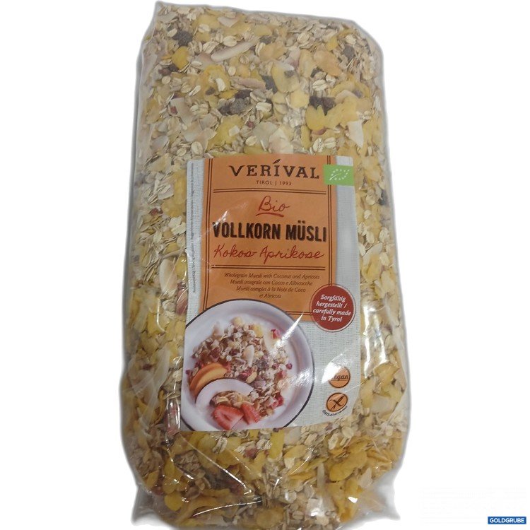 Artikel Nr. 971956: Verival Bio Vollkorn Müsli  Kokos Aprikose 1400g