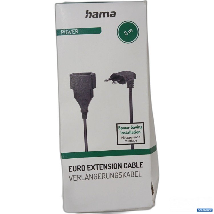 Artikel Nr. 989956 Artikel Nr. 989956: Hama Piwer Euro Extension Cable 3m