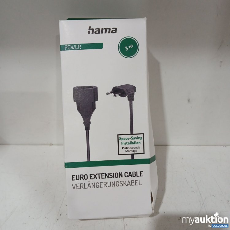 Artikel Nr. 989956 Artikel Nr. 989956: Hama Piwer Euro Extension Cable 3m