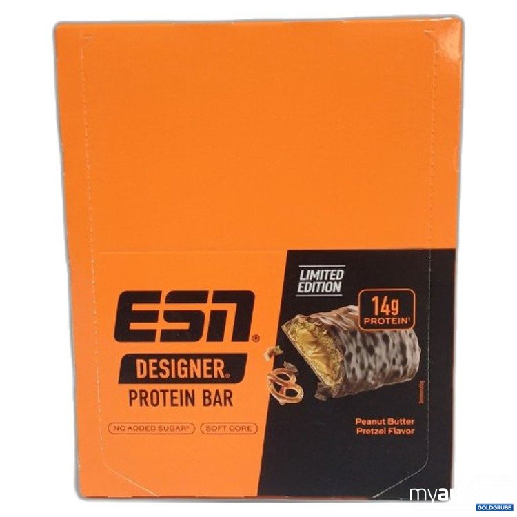 Artikel Nr. 461957 Artikel Nr. 461957: ESN Designer Protein Bar Peanut Butter Pretzel Flavor 12x45g