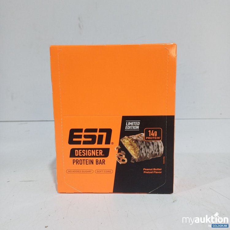 Artikel Nr. 461957 Artikel Nr. 461957: ESN Designer Protein Bar Peanut Butter Pretzel Flavor 12x45g