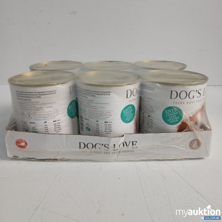 Artikel Nr. 463957: Dogs Love Dogs Hundefutter Ente Nassfutter 6x 800g