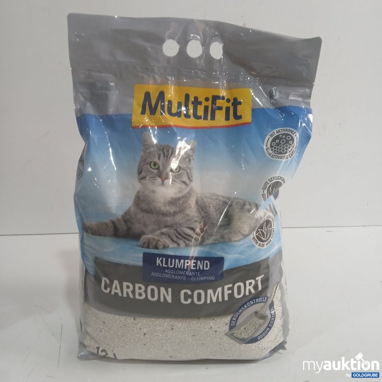 Artikel Nr. 464957: MultiFit Katzenstreu Carbon Comfort klumpend 12 l