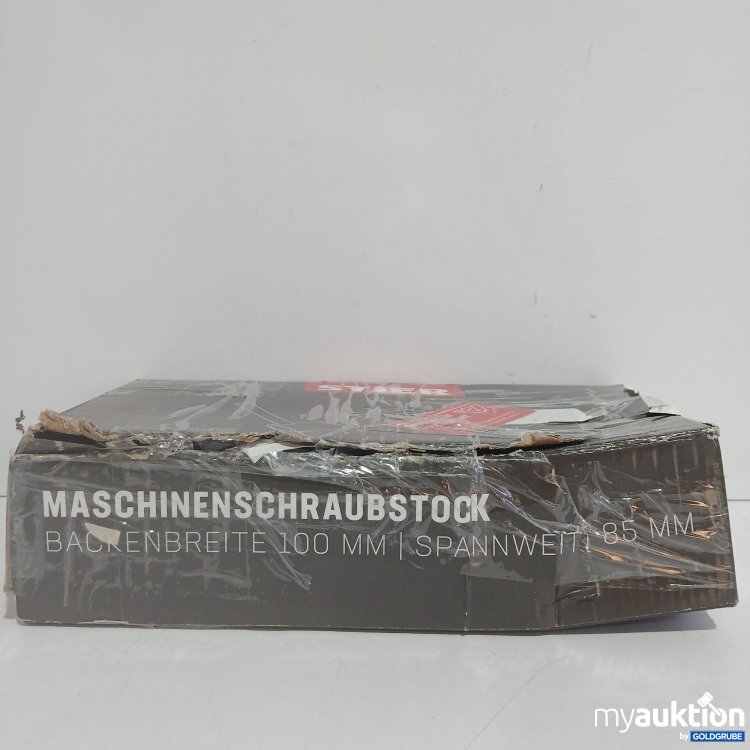 Artikel Nr. 852957: Stier Maschinenschraubstock Backenbreite 100mm Spannweite 85mm 