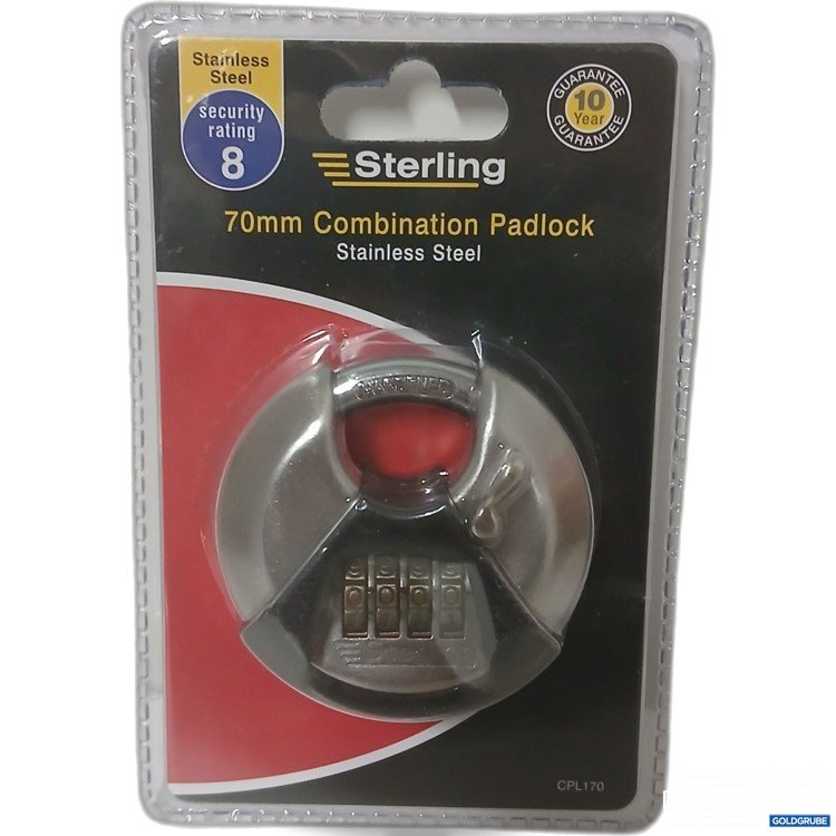 Artikel Nr. 917957: Sterling 70mm Combination Padlock CPL170