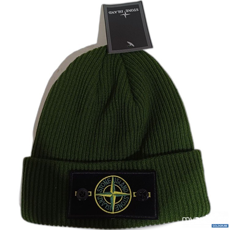 Artikel Nr. 931957 Artikel Nr. 931957: Stone Island Beanie, Olivgrüne, Kompassrosen-Aufnäher