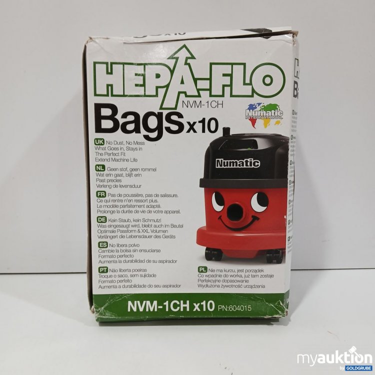 Artikel Nr. 961957: Numatic HEPA-FLO Bags NVM-1CH