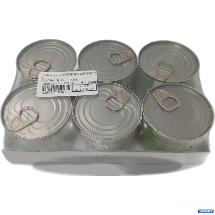 Artikel Nr. 976957 Artikel Nr. 976957: Betty's LHK Katze Huhn & Kalb 6x200 g