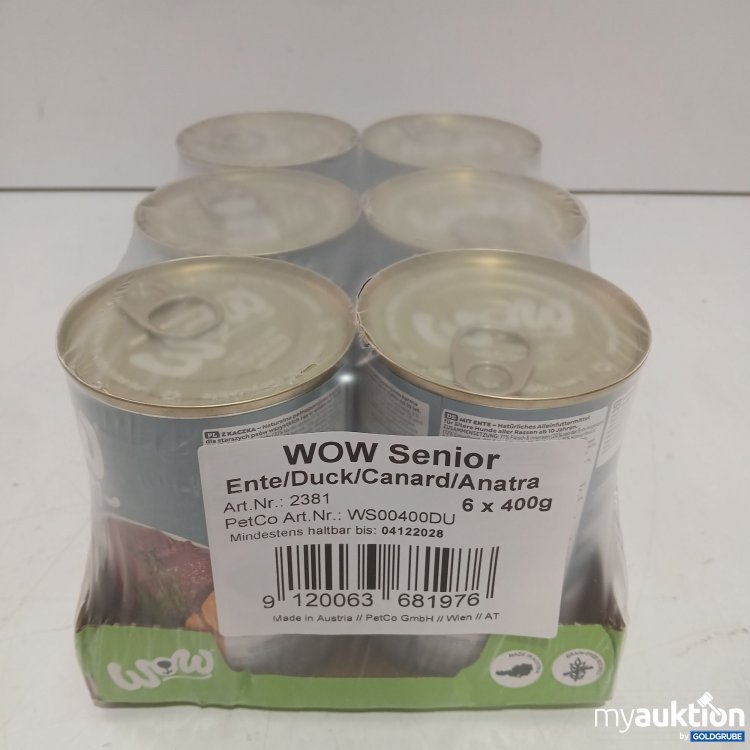 Artikel Nr. 980957 Artikel Nr. 980957: WOW Senior Ente 6x400g